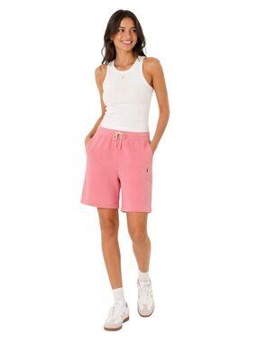 Polo Ralph Lauren ($165) Pink Cotton Blend Fleece Shorts - W 18 R 12.5 I 9